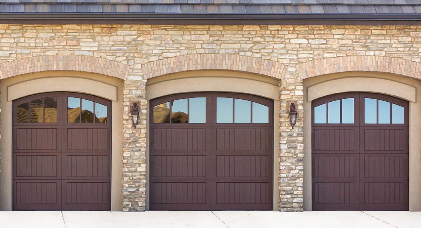 Wayne Dalton 7100 wood-panel garage doors